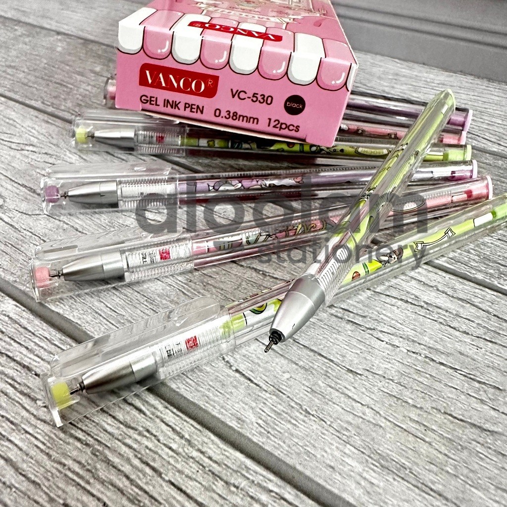

ECER ( 1 BIJI ) Pulpen Segitiga Karakter Lucu 0.38 mm Gel Pen 0.38mm