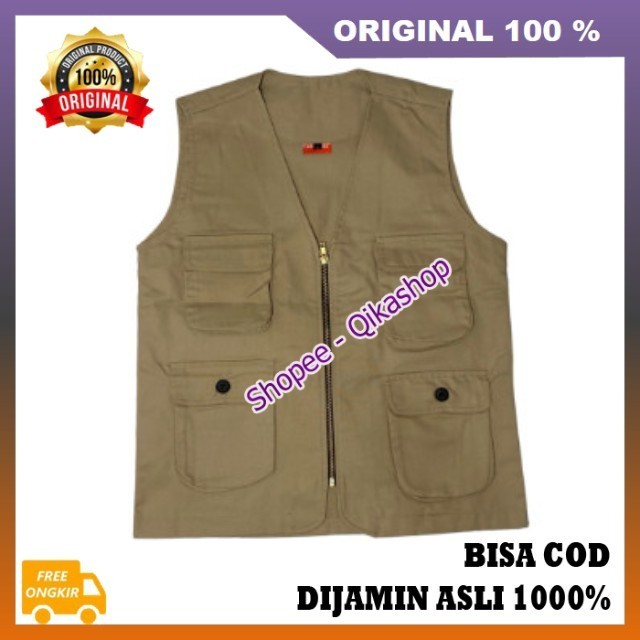 Jaket Rompi Vest Pria Jumbo.