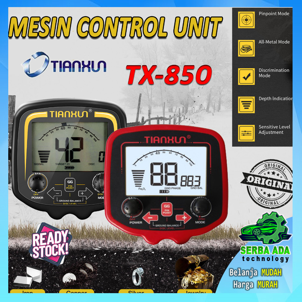 Main Unit TX 850 - Control Unit TX-850 - Mesin TX850 - Metal Detector Sparepart Suku Cadang