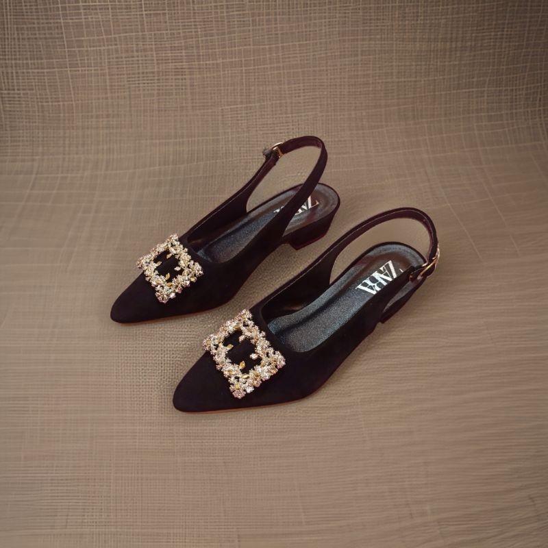 Sepatu Wanita Sepatu Zara High Heels 3 cm Terbaru ZR-KD-04 Zaira store
