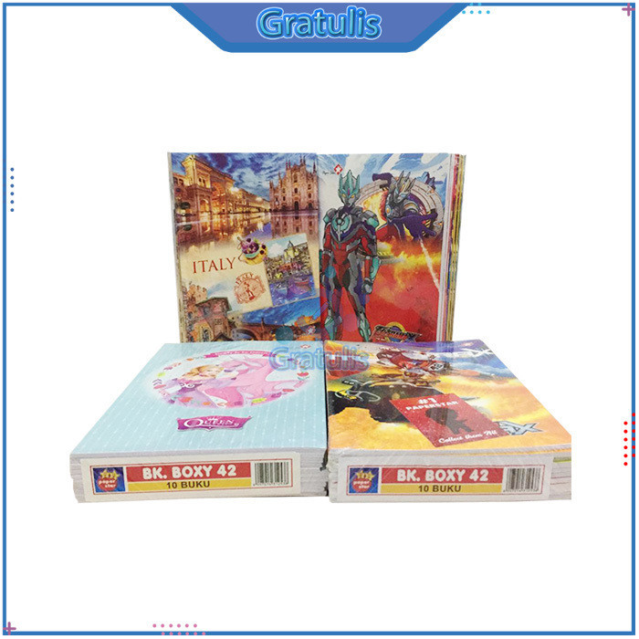 

PAPER STAR BUKU TULIS BOXY [42 LEMBAR/10 BUKU/1 PACK] / BUKU TULIS BESAR / PERALATAN SEKOLAH SMP / SMA / KULIAH / NOTE BOOK / BUKU CATATAN / BUKU SEKOLAH / BUKU TULIS 1 PAK MURAH / BUKU TULIS TEBAL / BUKU CATATAN AESTHETIC / ALAT TULIS / BUKU KARAKTER