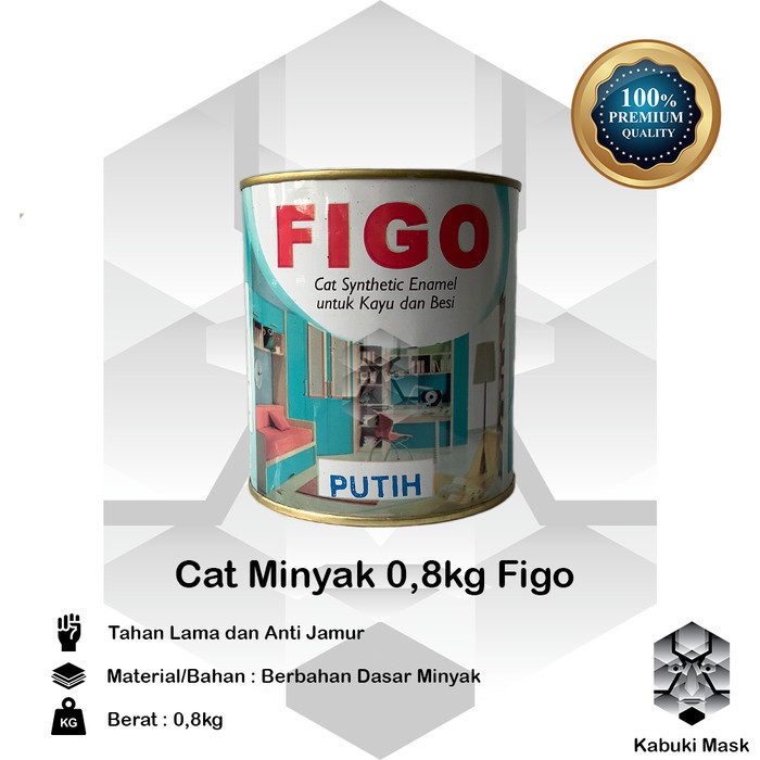

Cat Minyak/Cat Besi/Cat Kayu/Cat Murah 0,8kg Figo