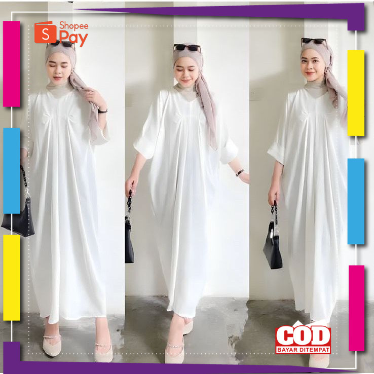 KAIN LEMBUT HALUS ADEM TEBAL / Kaftan Crinkle Airflow Gamis Kaftan Aira Kaftan | Kaftan Crinkle Airf