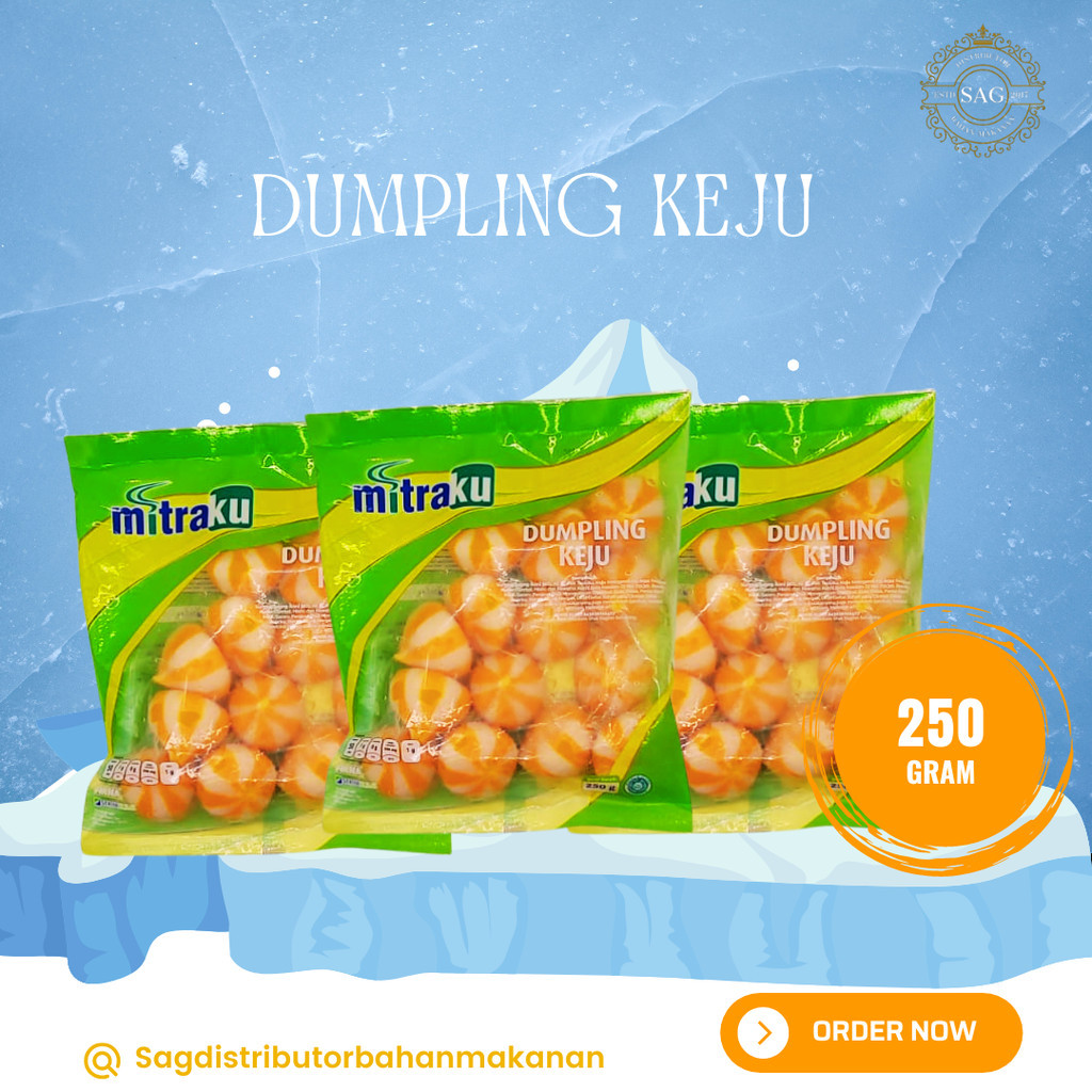 

SHIFUDO Cheese Dumpling 250gr, Olahan Seafood Halal