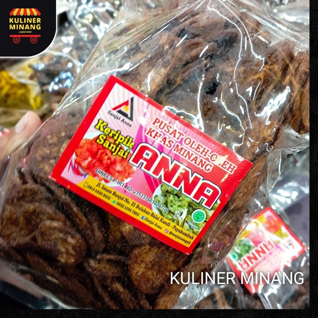 

Keripik Pisang Anna Cemilan Khas Kuliner Minang