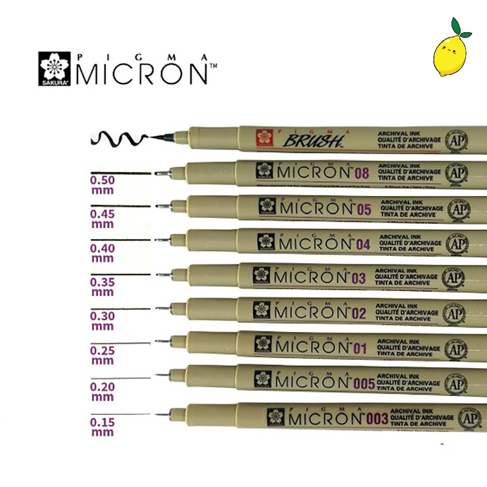 

Sakura Pigma Micron Black Drawing Pen