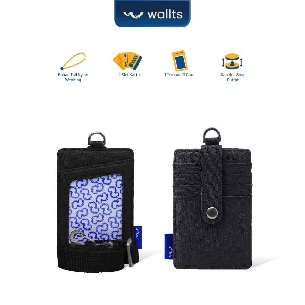 

[PROMO MURAH] Wallts Exon - Lanyard Name Tag Id Card Pria Wanita
