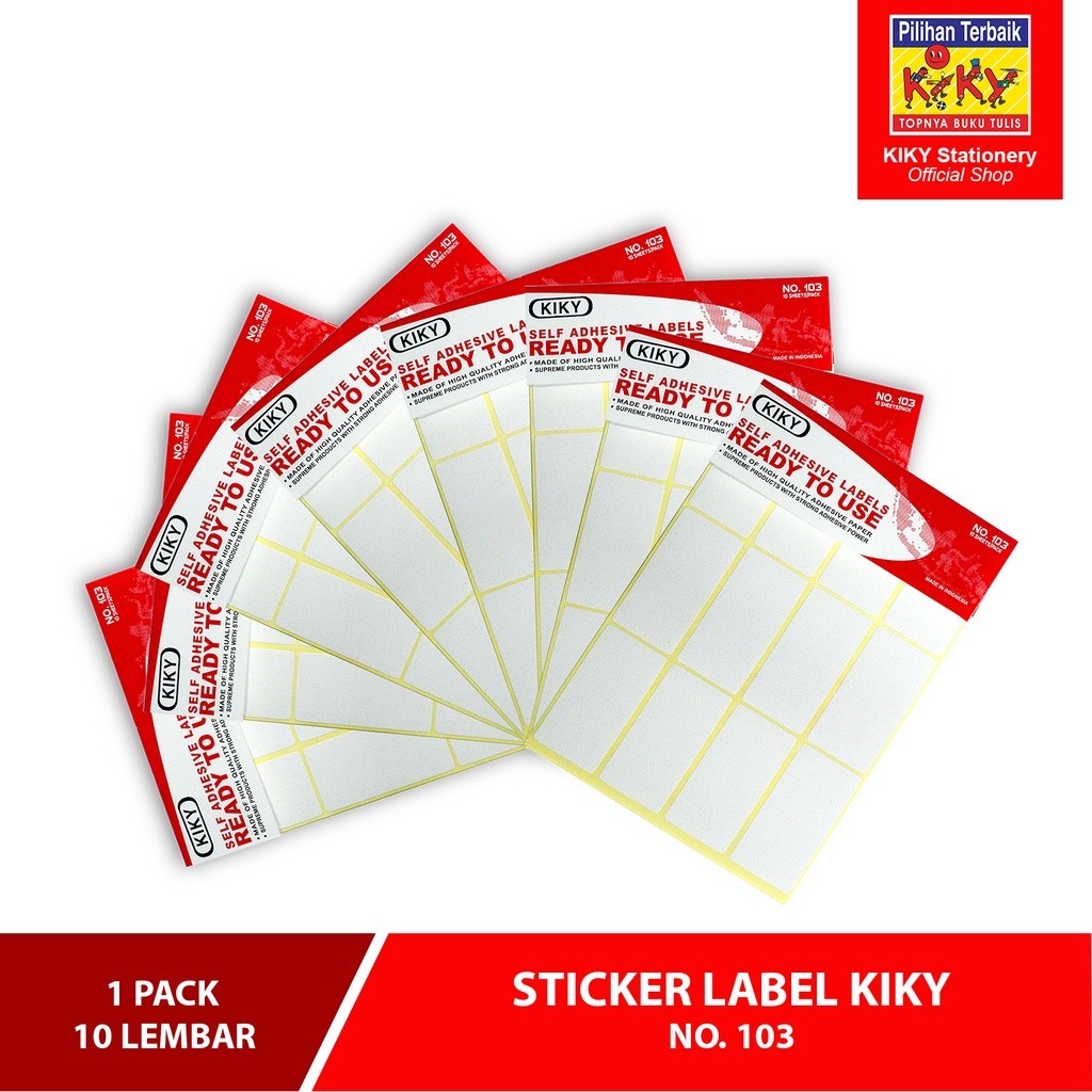 

Sticker Label / Label Harga Kiky No.103 (32 x 64mm)