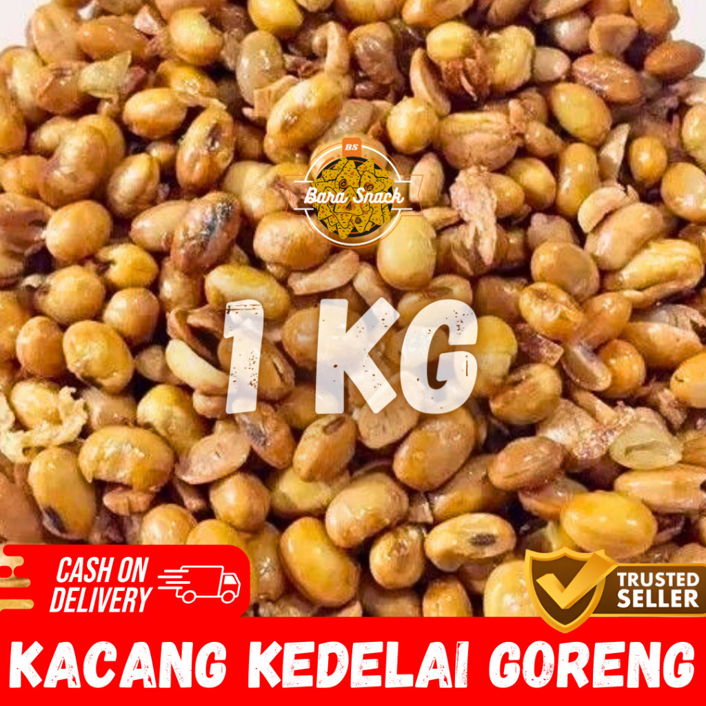 

[ 1KG ] Kacang Kedelai Goreng Cap Panda / Kacang Dele Gurih / Camilan Snack Kiloan Murah -B