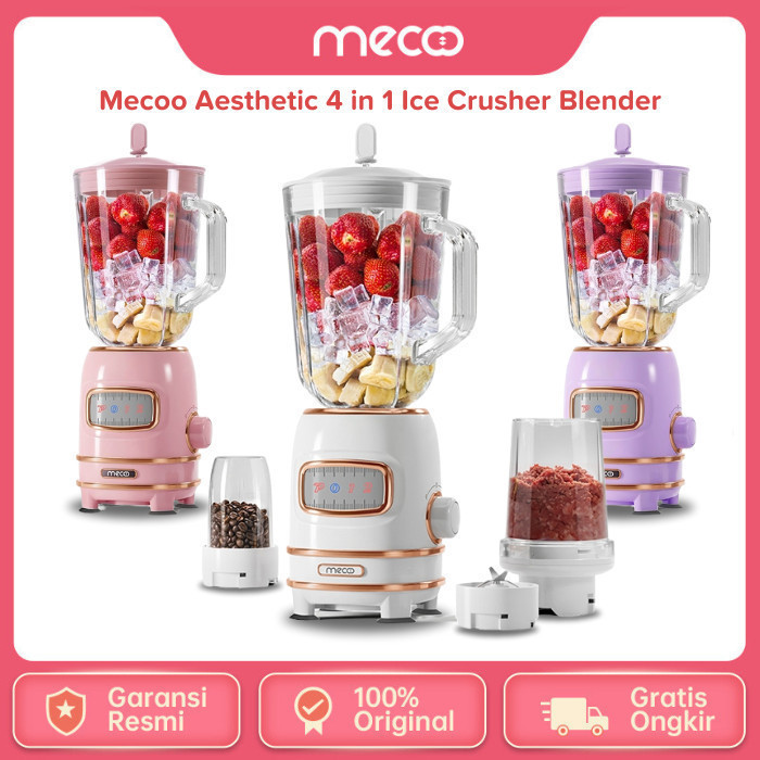 Mecoo Blender Jus Buah Chopper Belender R Mecco Meco Blander 4In1
