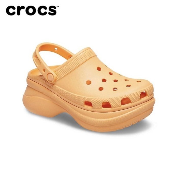 Terlaris ✨ -Sandal Wanita Crocs  Classic Bae Clog - Pink Fanta, 40