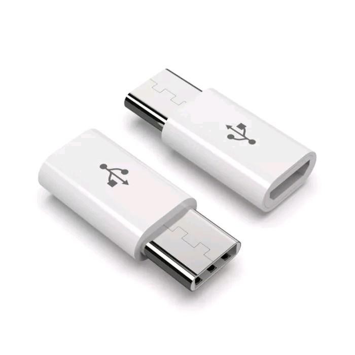 SAMBUNGAN DATA MICRO KE TYPE-C COMPATIBLE KONEKTOR KABEL DATA USB MICRO KE TIPE-C