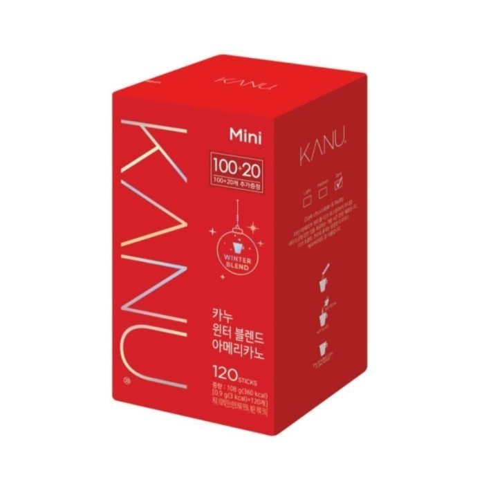 

AT [30 Sachet] Kanu Mini Maxim Mild Roast Americano Coffee Korea/ Kopi - Winter Blend