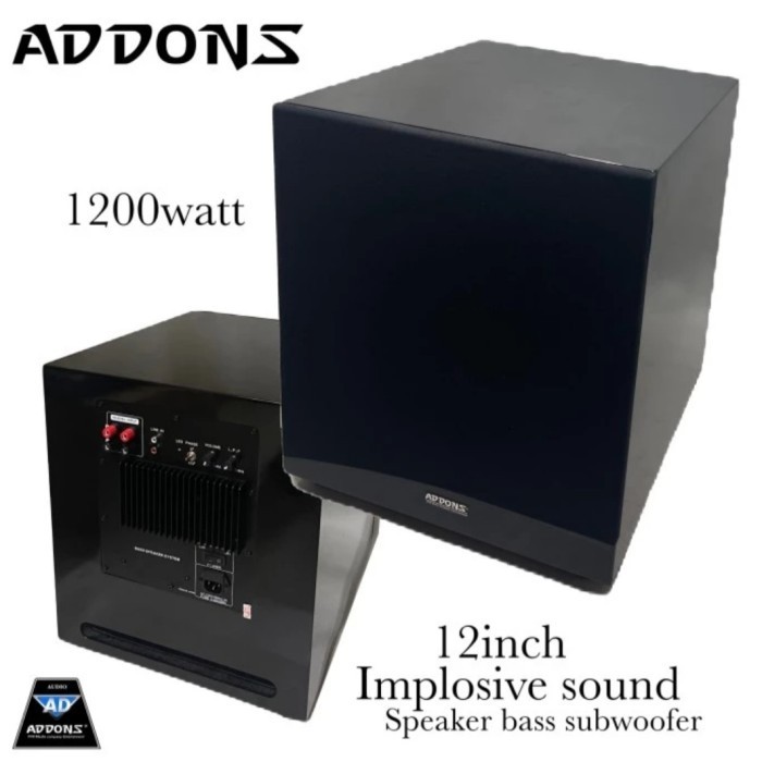 Subwoofer Addons 12 Inch ADB-12 Speaker Subwoofer Bass