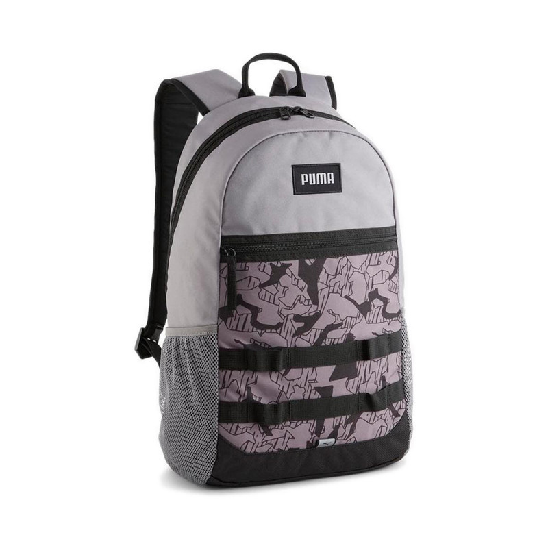 Puma Style Backpack Unisex -Stormy Slate-PUMA Black-AOP