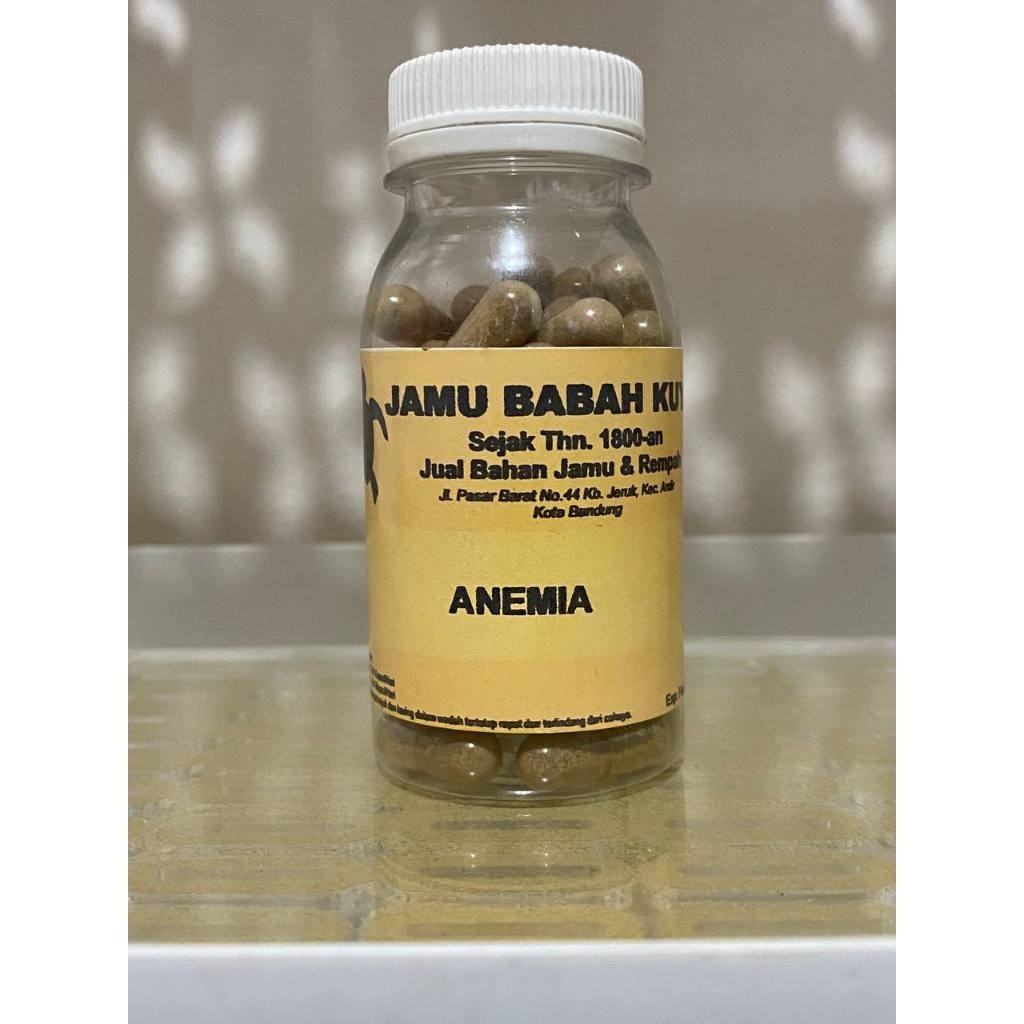 Jamu Babah Kuya Anemia (50 Kapsul) Herbal