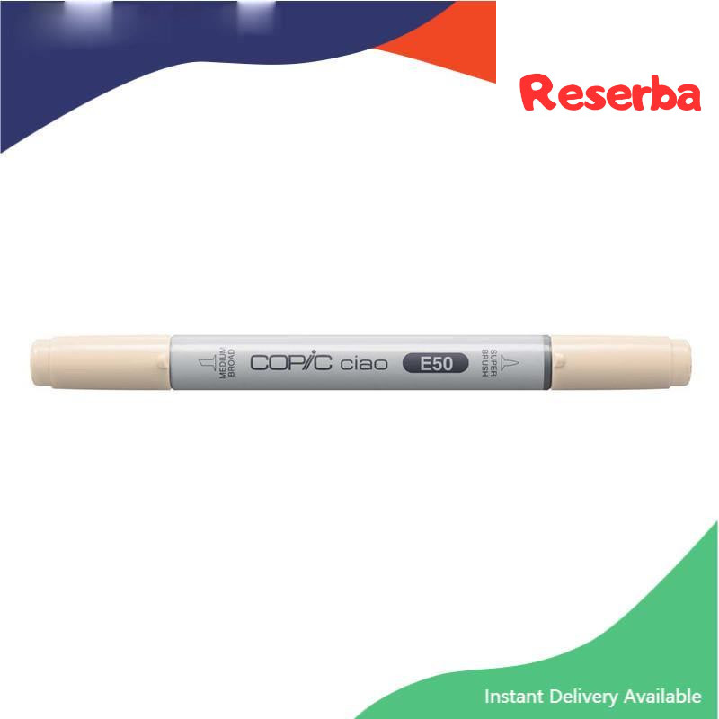 

Copic Ciao Sketch Spidol Marker E50 EGG SHELL Warna Kulit Skin Tones Refillable