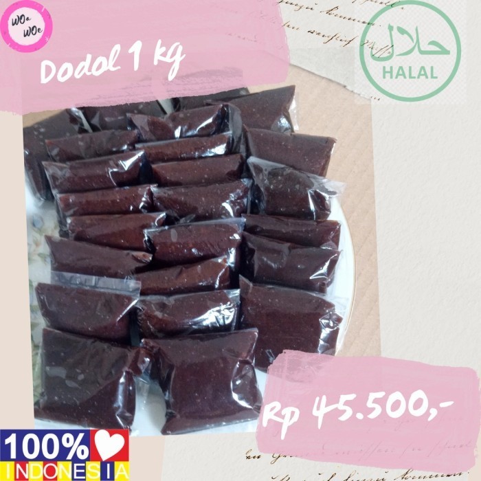 

Dodol Asli Betawi Bogor 1 kg Legit Empuk Murah Meriah Woa Woe Terlaris