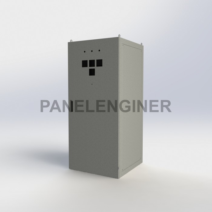 BOX PANEL FREESTANDING 180x80x80 plat 1,2mm full 80x180x80 free standing