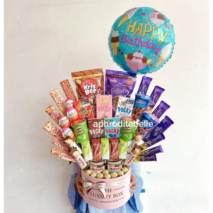 

(NEW) -Parcel Snack Ulang Tahun Premium / Hadiah Snack Box Ultah Anak