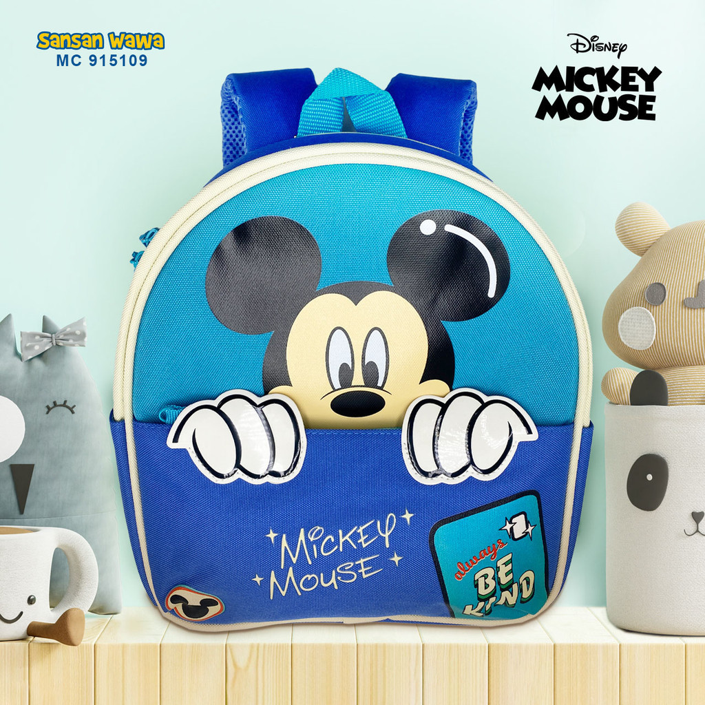 Disney Mickey Mouse Tas Ransel Kecil Tosca Original
