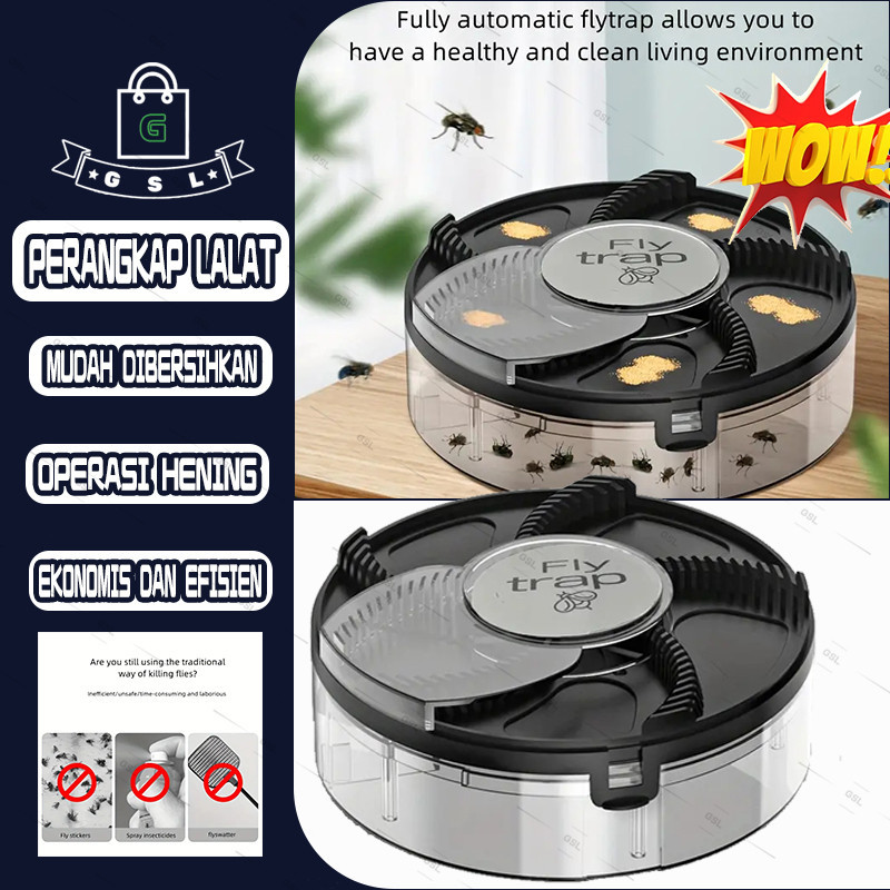 Perangkap Lalat Otomatis/5W USB Perangkap Lalat/Alat Perangkap Nyamuk Lampu Pengusir Nyamuk Jebakan 