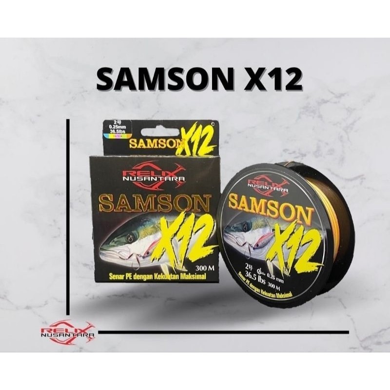 PESTA GAJIAN SALE PE Relix Samson X12 / PE Samson X12