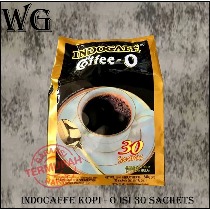 

Best-Promo Minuman Coffe / Coffe Import / INDOCAFE COFFEE - O Isi 30 Sachets