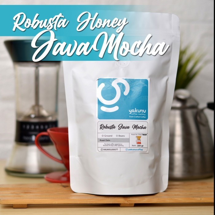 

Tfren99_ Kopi Robusta Java Mocha Proses Madu (Biji/Bubuk)