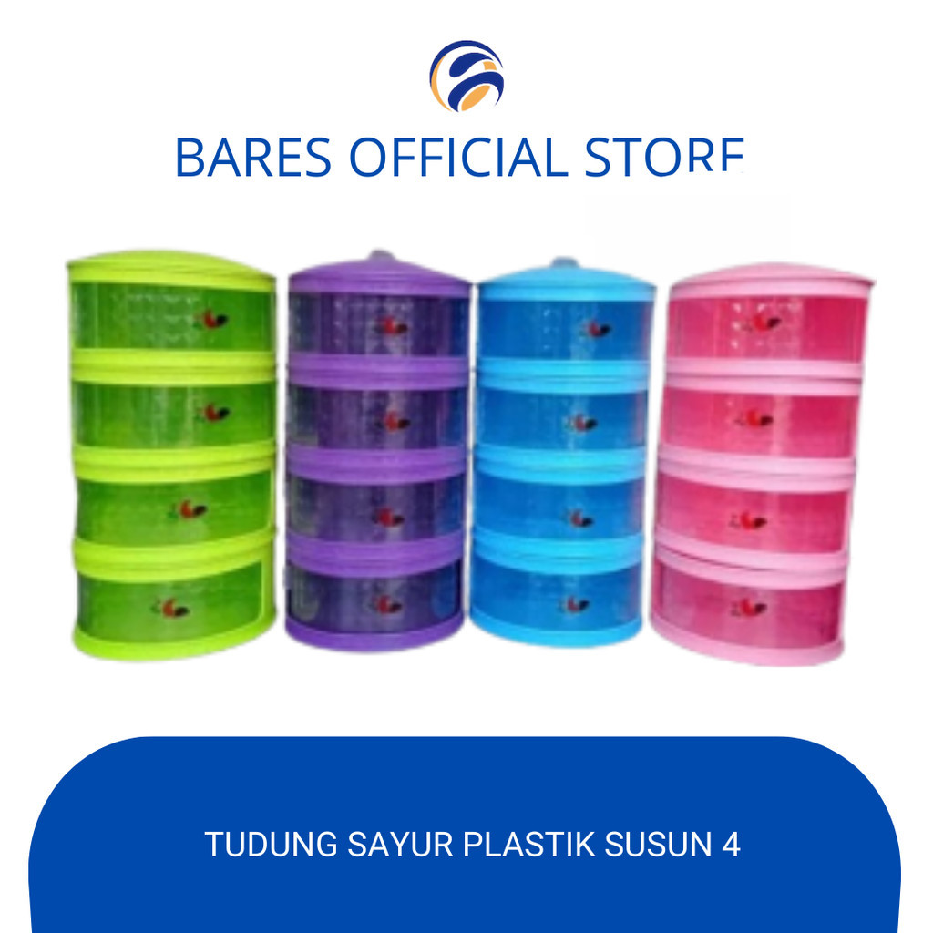 Tudung Saji Diamond Plastik Susun 4