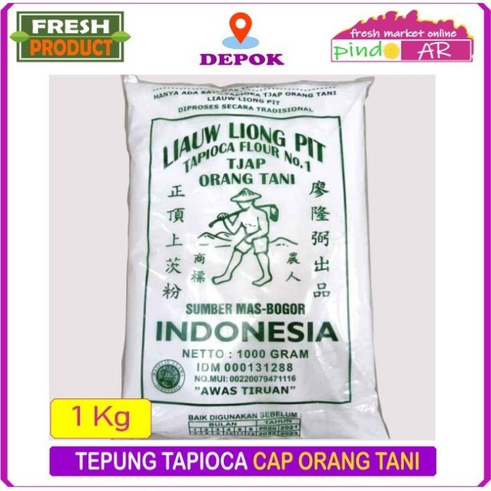 

BEST[SALE] TEPUNG TAPIOKA CAP TANI LIAUW LIONG PIT 1KG - 1 KG