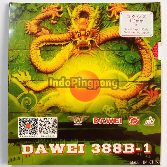 Dawei 388 B-1 1.2 - Short Pips Bintik Serang Pendek 388B