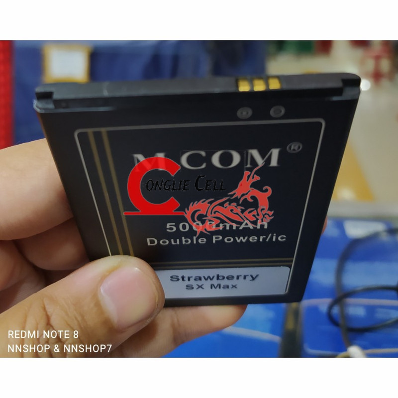Battery Batre Baterai Double Power Mcom Strawberry SX-Max SX Max BERGARANSI