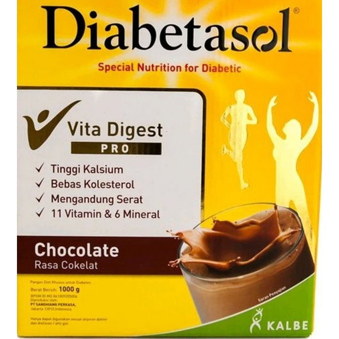 

Diabetasol Chocolate 1000gr (1kg)