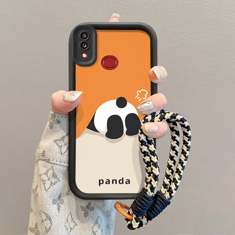Case Vivo Y91C Y91i Y91 Panda Ass kartun Cantik Desain Kreatif (Without Lanyard)