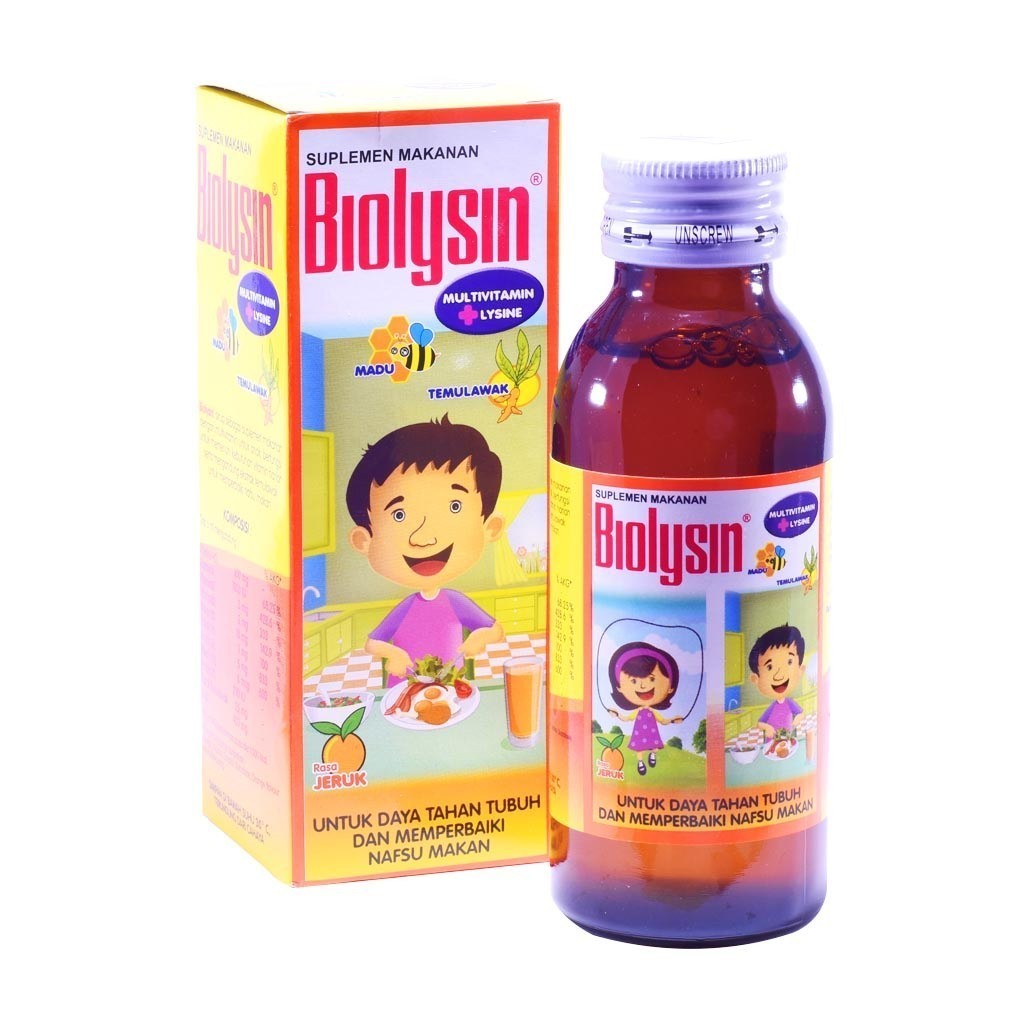 

Biolysin Sirup Jeruk 100 ml - ALF06