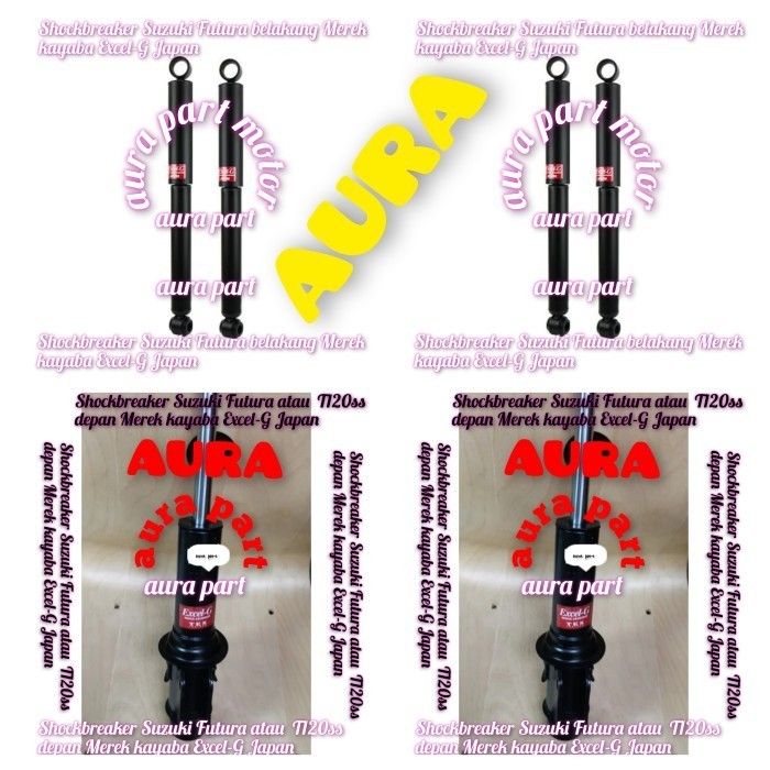 shockbreaker Suzuki Futura/T120ss depan belakang merk Kayaba