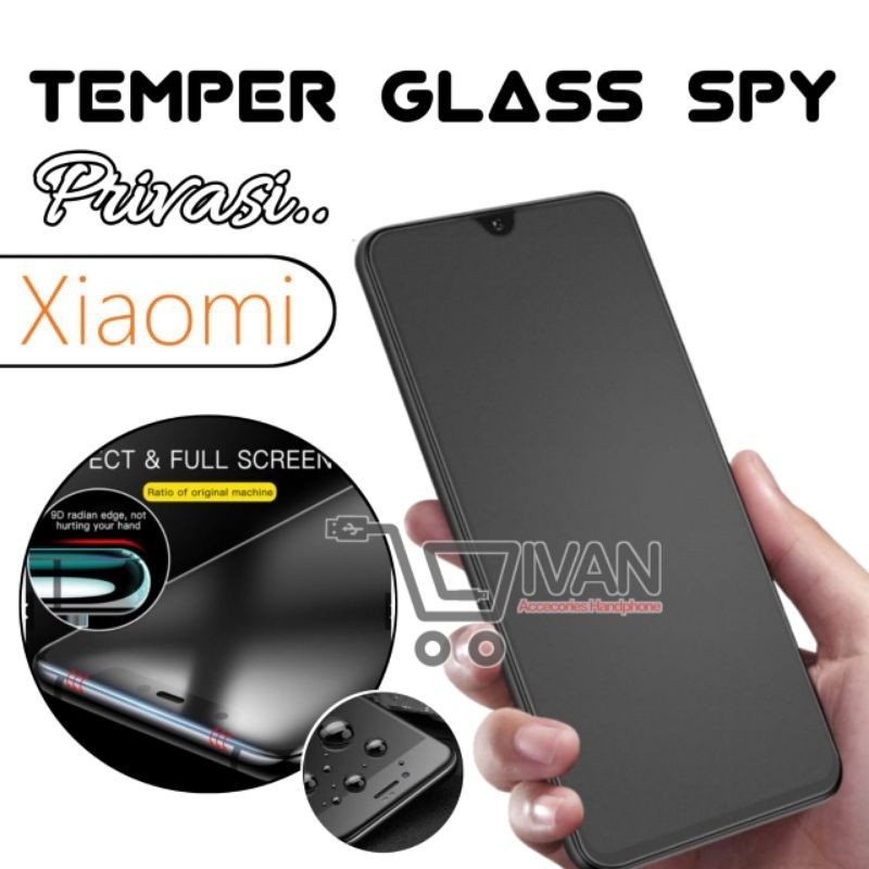 [CS] TEMPER GLASS SPY XIAOMI NOTE 9 / XIAOMI NOTE 9T / XIAOMI 5 PLUS / XIAOMI NOTE 5 / XIAOMI 9 / XI