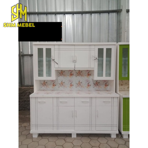 MURAH Lemari Dapur Lemari sayur Rak piring Minimalis Terlaris Cirebon Kuningan Majalengka Indramayu 