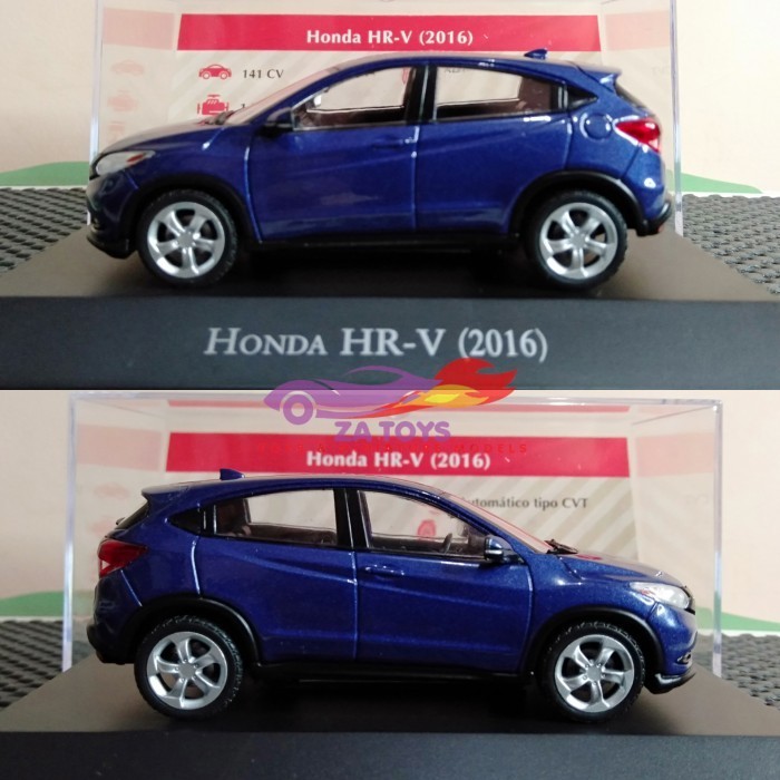PTS99 Diecast Honda HR-V 2016 Biru by IXO Altaya Skala 1:43