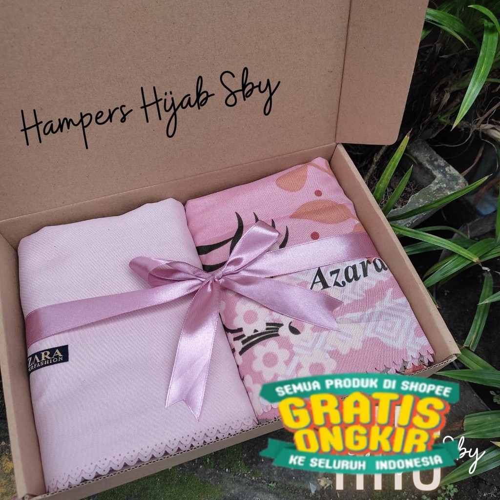 [130x130] HAMPERS HIJAB MOTIF SYARI KOMBO UMAMA HAMPERS HIJAB MOTIF KADO JILBAB MURAH/ biru orange p