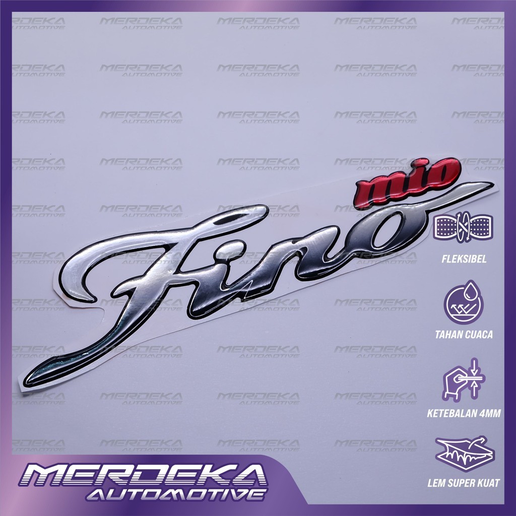 Emblem timbul yamaha fino | emblem logo yamaha fino | emblem fino