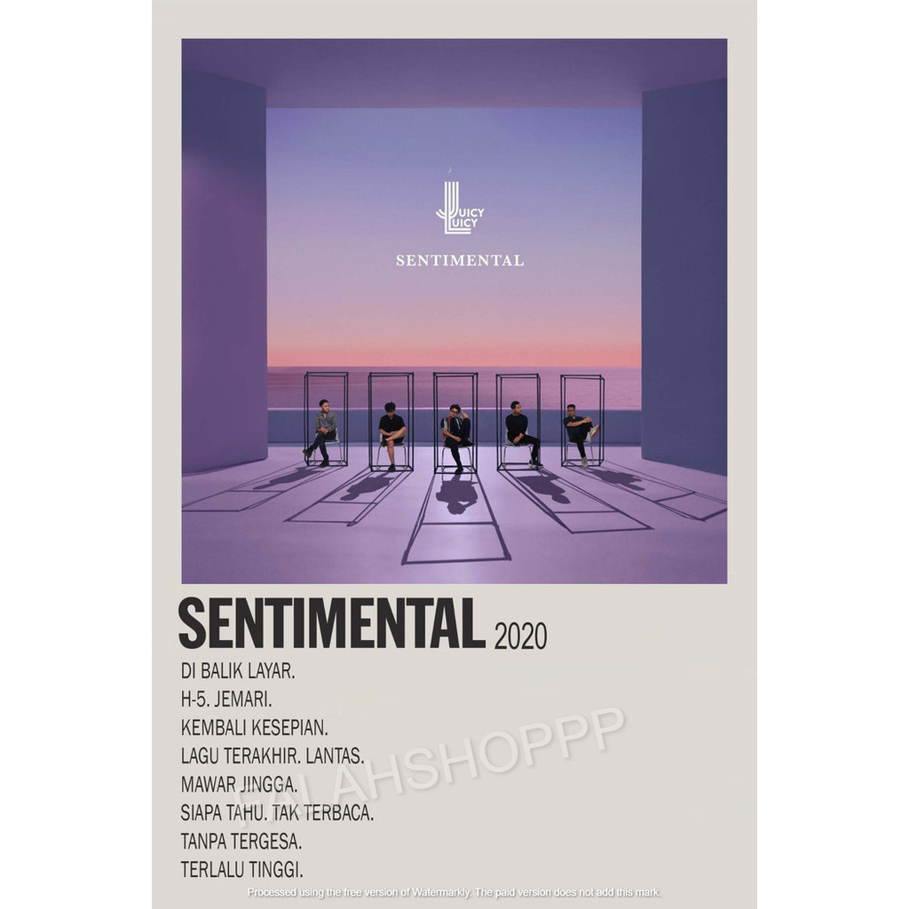 Poster Album Sentimental - Juicy Luicy
