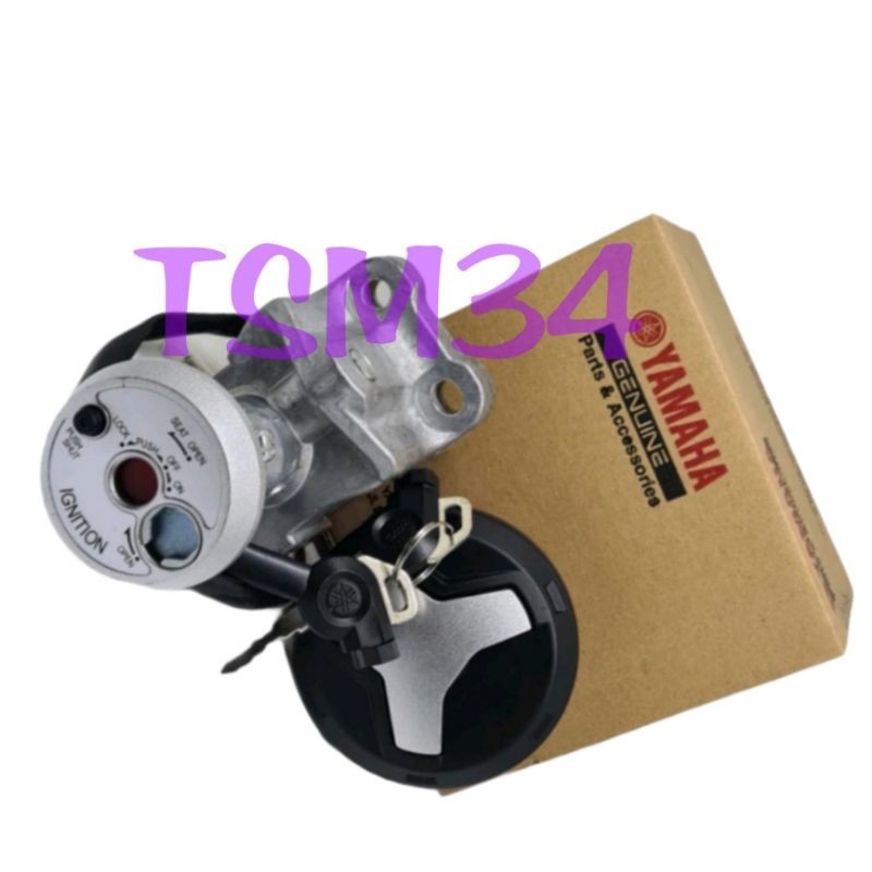 kunci pengaman motor nmax kunci set plus tutup tangki nmax old 2dp