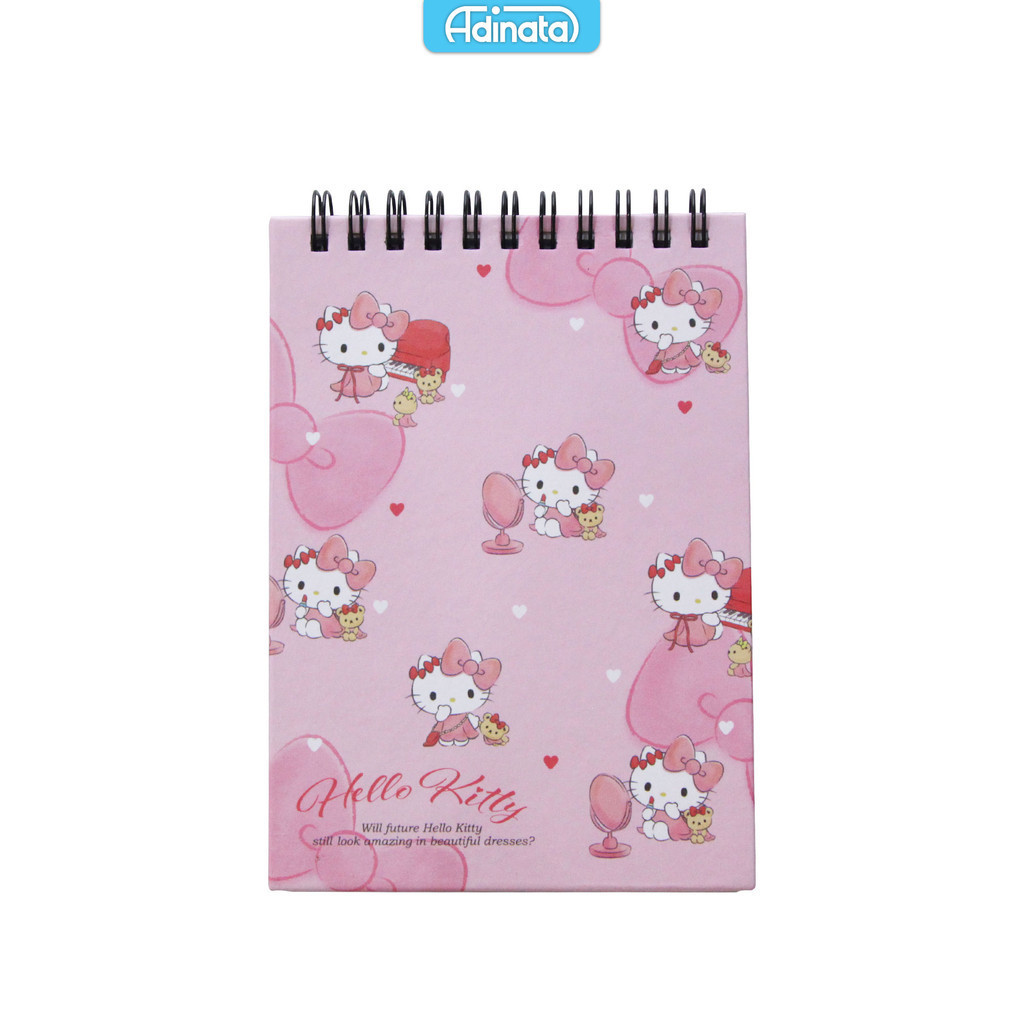 

Hello Kitty A6 Memo Spiral Notebook 2405-4355 - Adinata / Buku Catatan / Memo