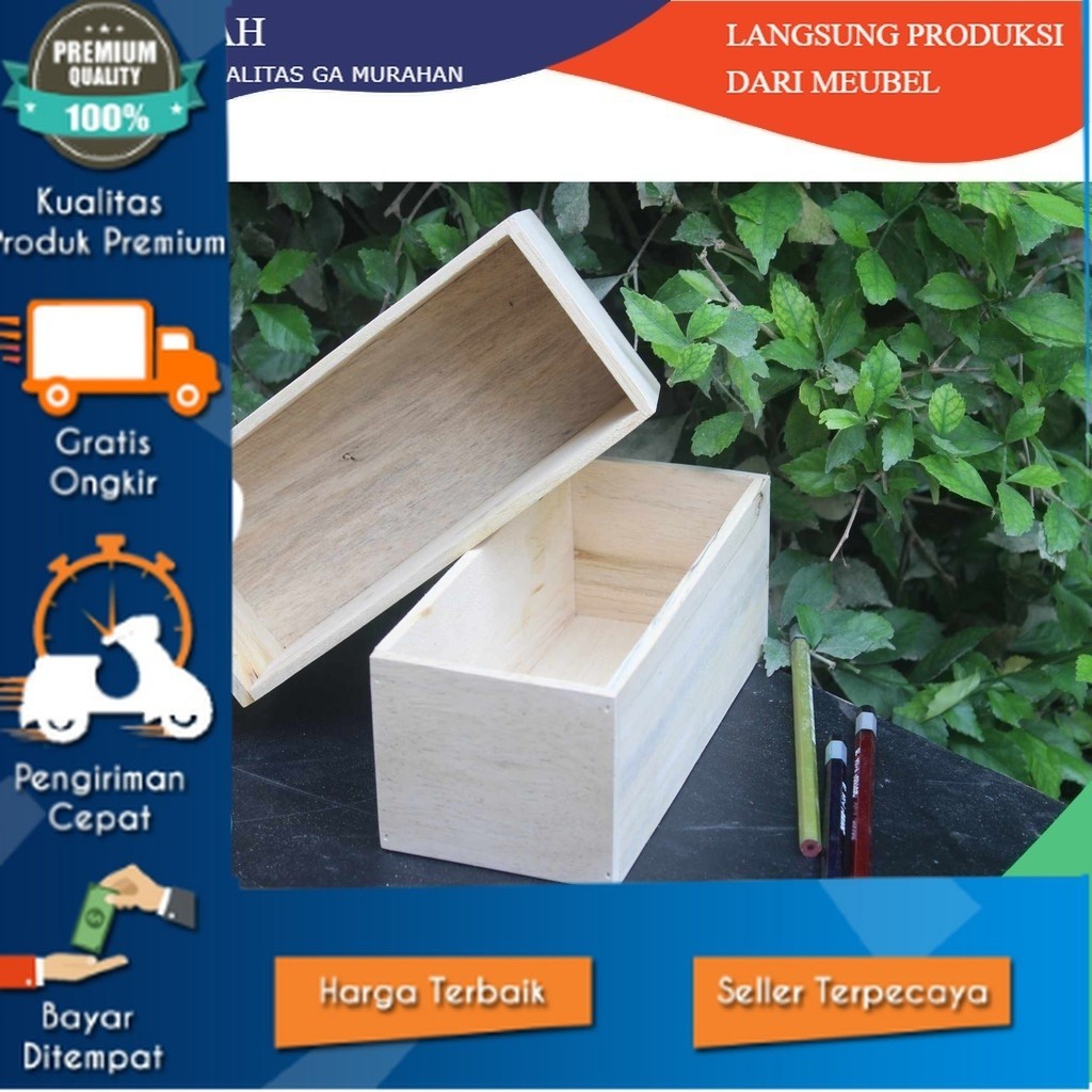 

Kotak Kayu Organizer Wadah Mainan Anak Latihan Lukis Kotak Murah Pakan