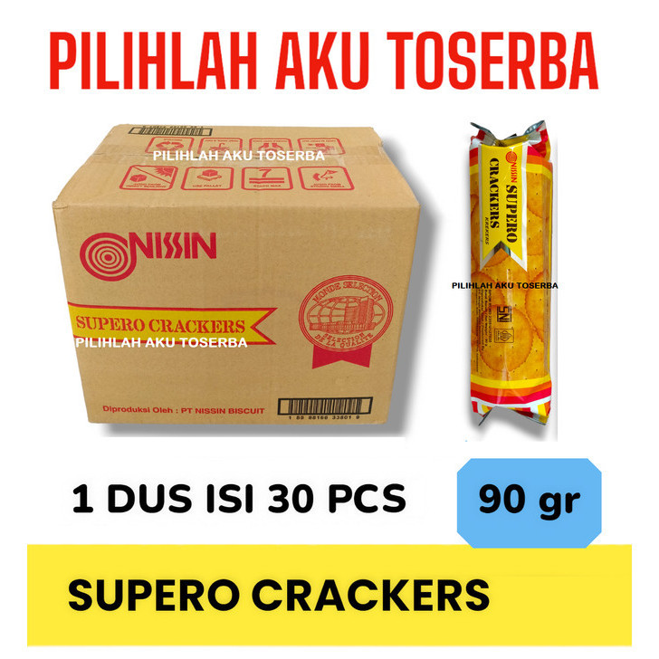 

Biskuit Nissin SUPERO ROLL CRACKERS 90 gr - ( HARGA 1 DUS )