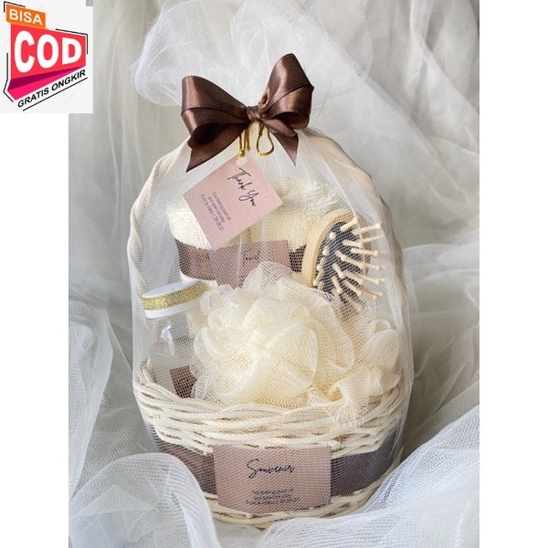 Souvenir siraman souvenir akikah souvenir handuk hampers siraman hampers handuk  akikah hampers 7 bu