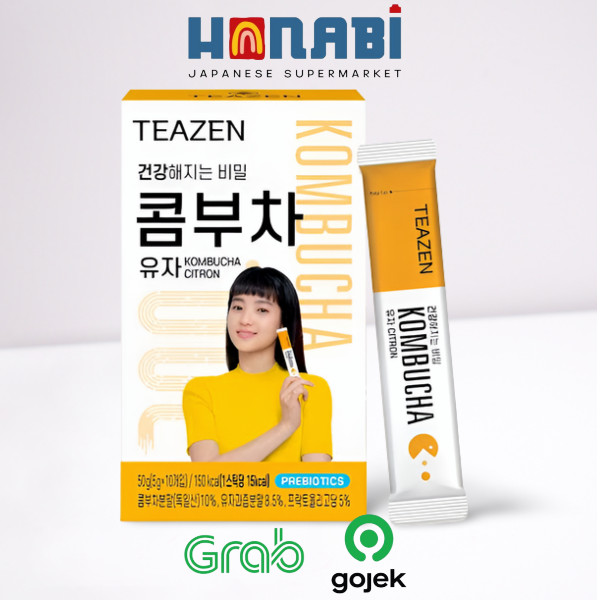 

Teazen Kombucha Citron Prebiotics 5g x 10pcs - Minuman Probiotik Made In Korea