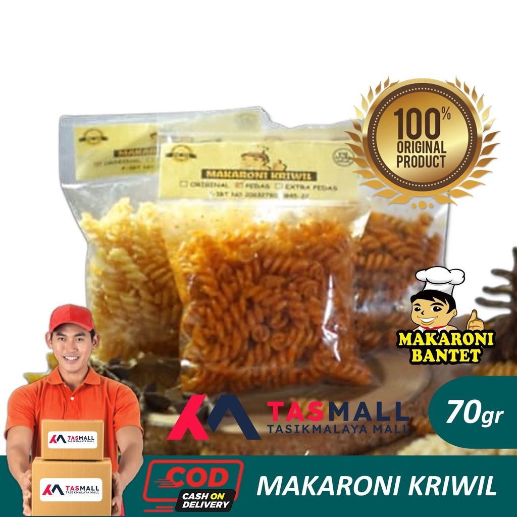 

【PROMO】Makaroni Kriwil Tasikmalaya Cap KOKI BEST SELLER